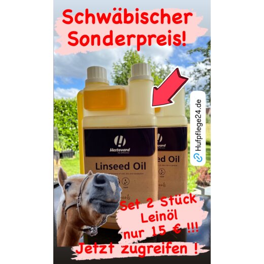 Set Leinöl 2x 1 Liter